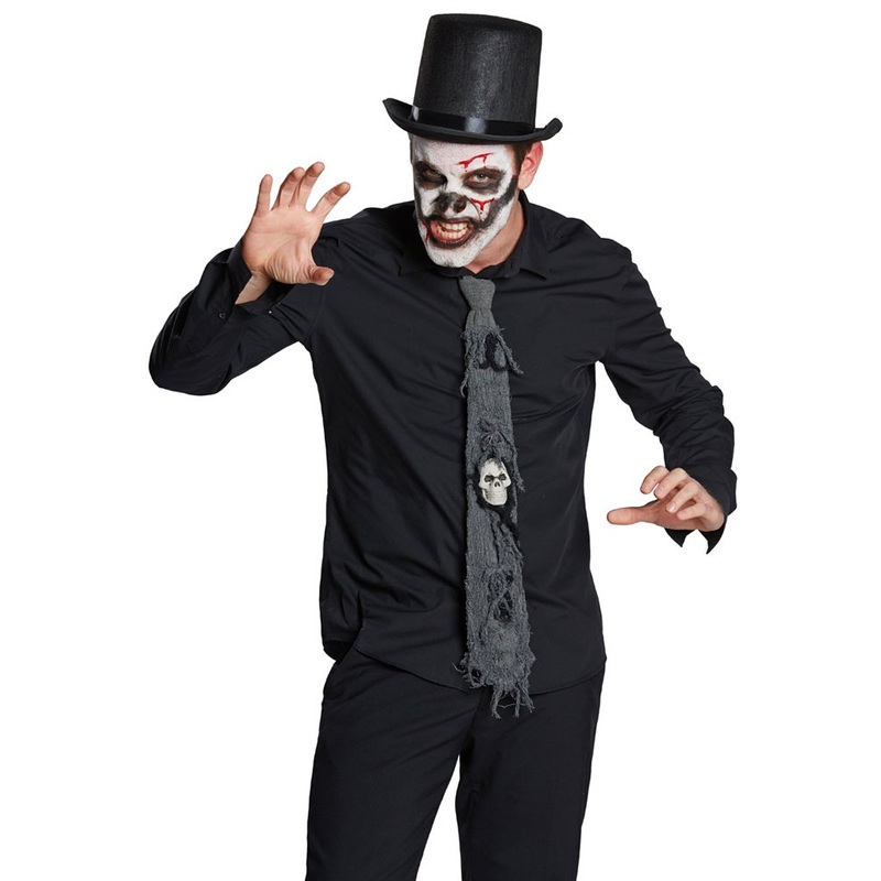 Horror skull tie