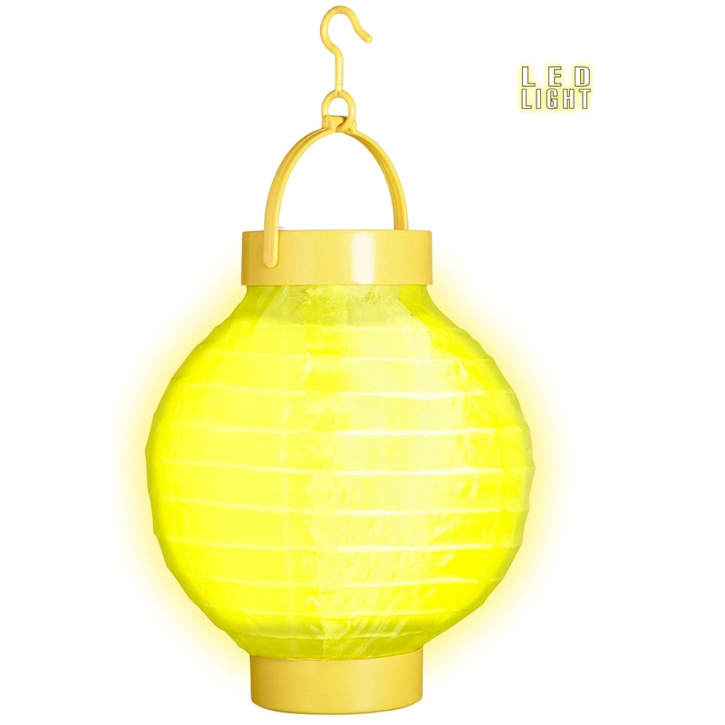 LED lampion in yellow