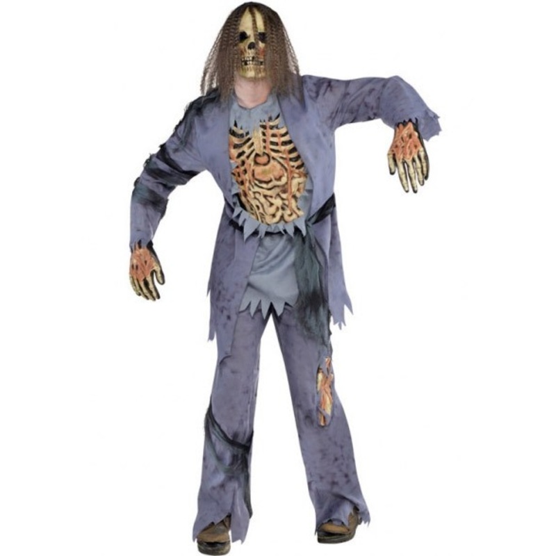Shuffling zombie men's costume M-L