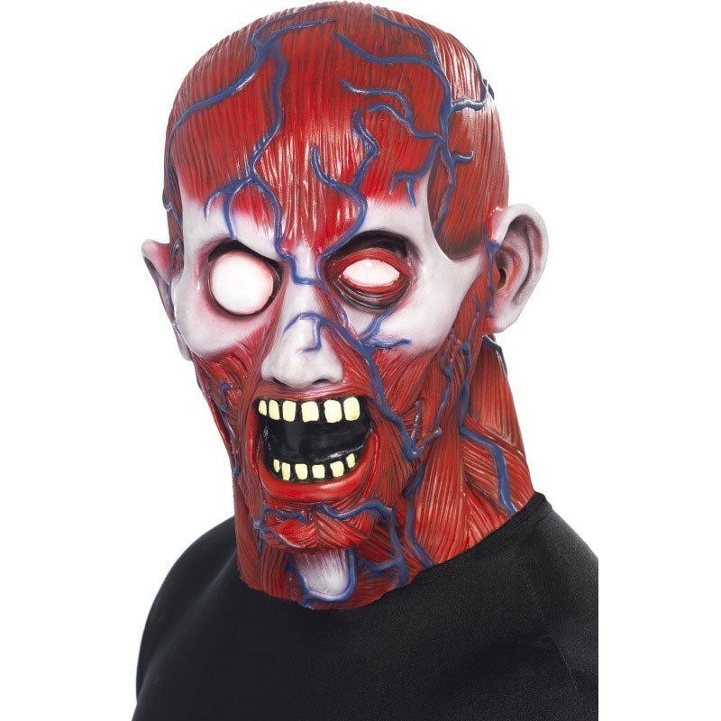 Terrifying anatomy latex mask