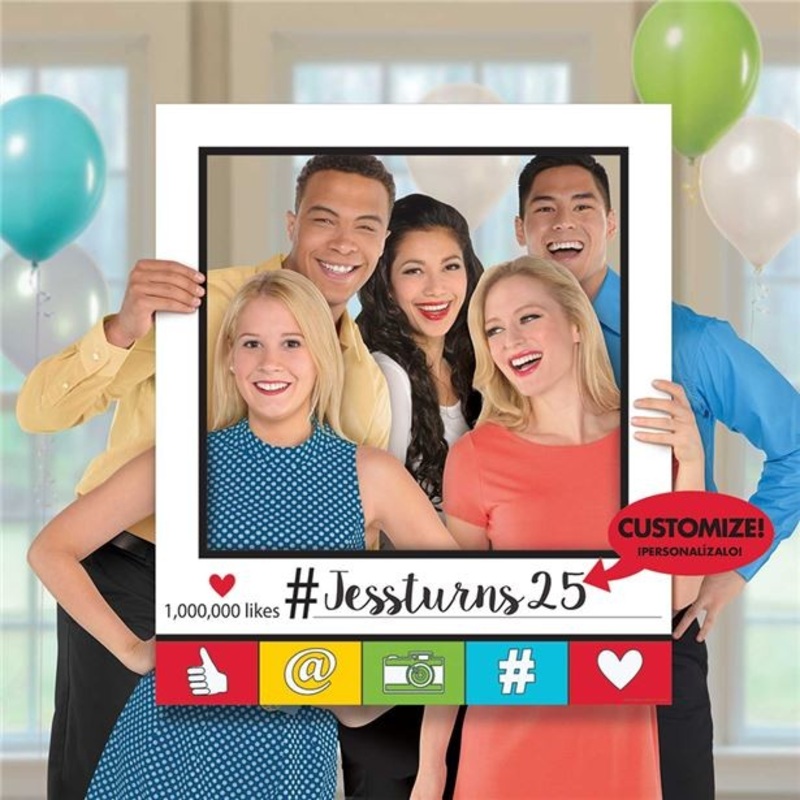 XXL Selfie Time photo frame customizable 76 x 89cm