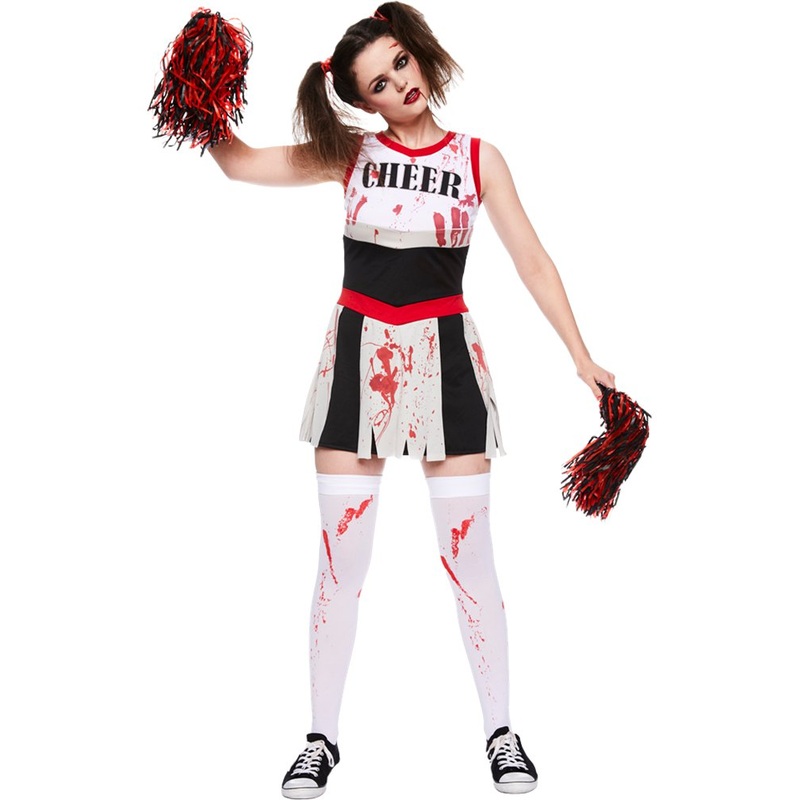 Zombie cheerleader women's costume 34-36