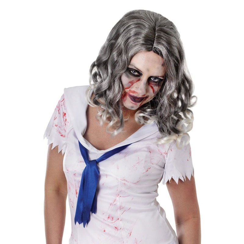 Zombie curly wig Elisa