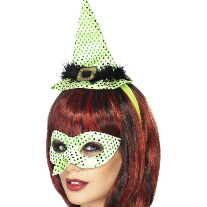 2-piece witch set Hat and mask