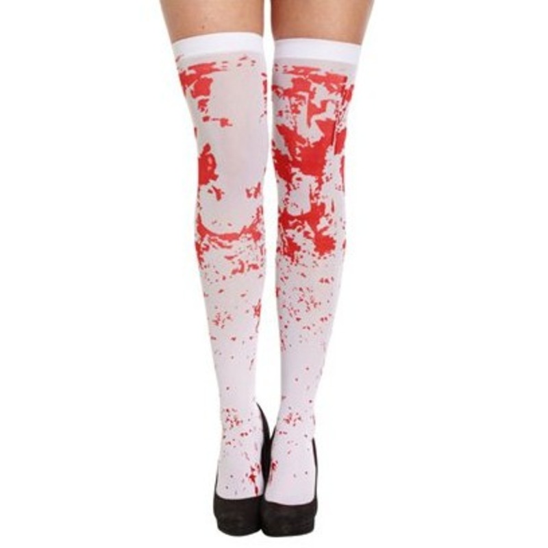 Bloody overknee stockings for women
