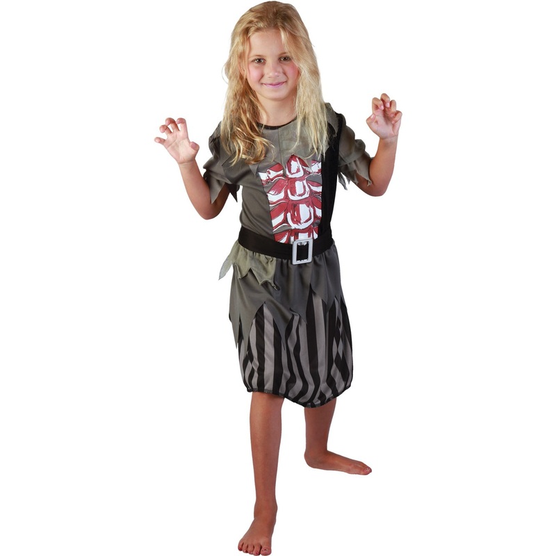 Cute zombie kids costume for girls