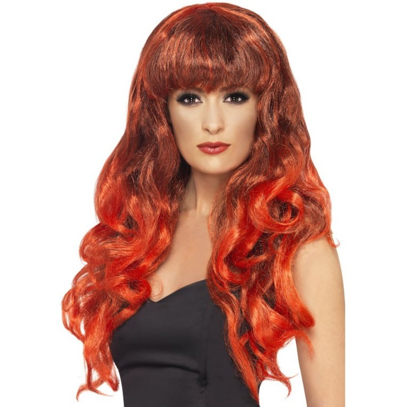 Fiery Halloween wig Anastasia