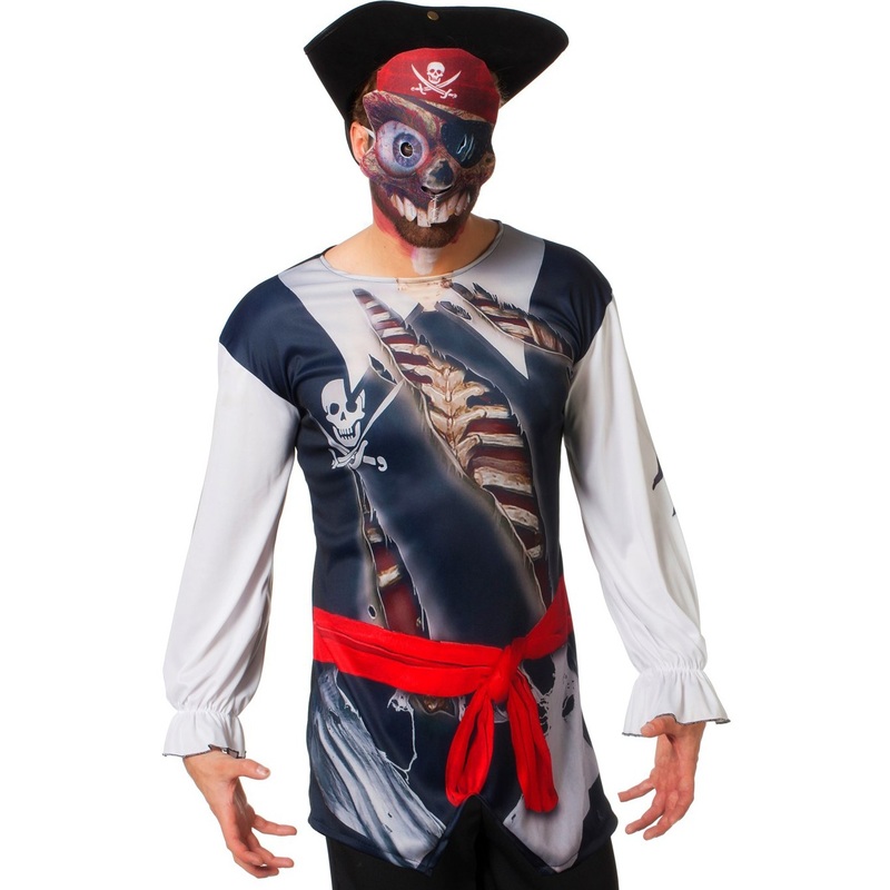 Ghastly pirate zombie shirt L