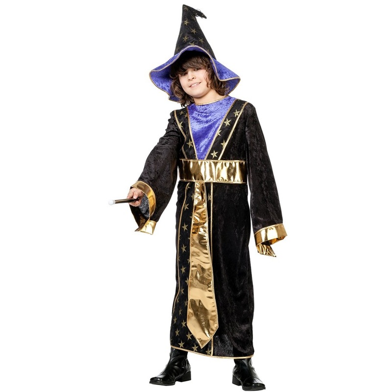 Harry magician costume with hat for children 116