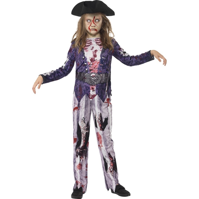 Horror killer pirate child costume