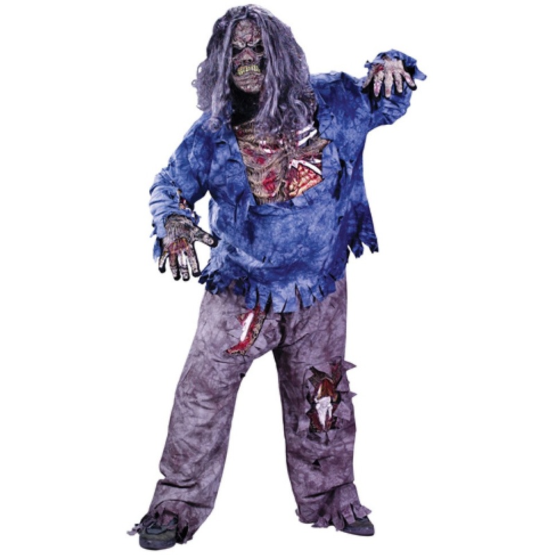 Horror zombie costume for kids M