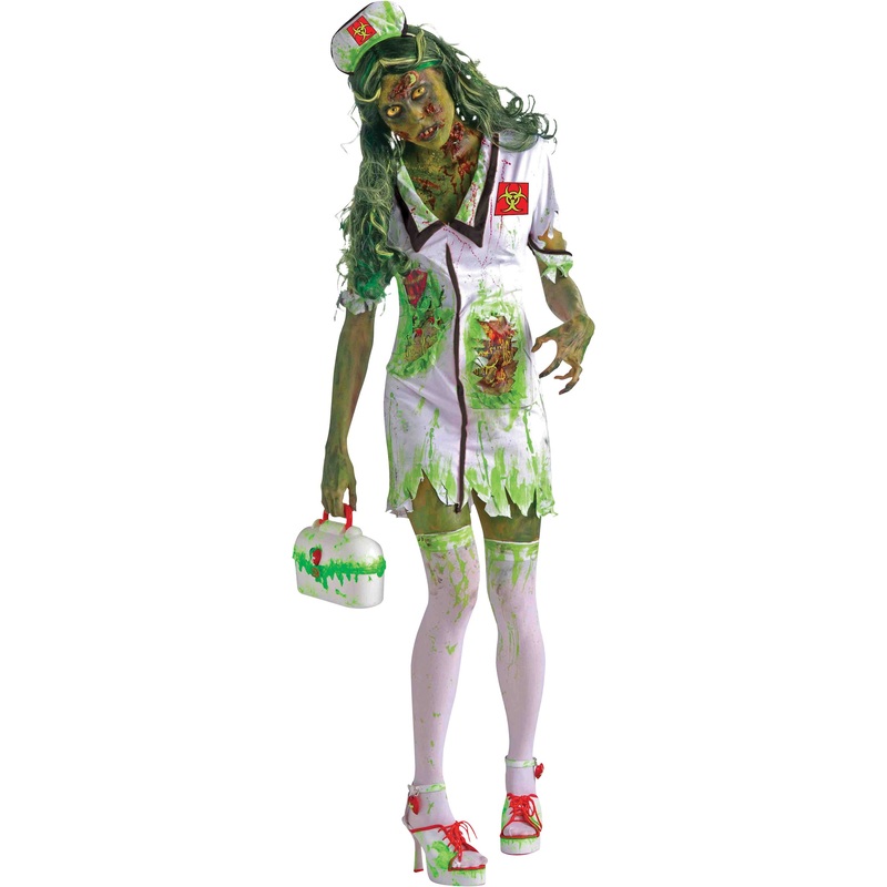 Hospital of horror zombie nurse costume