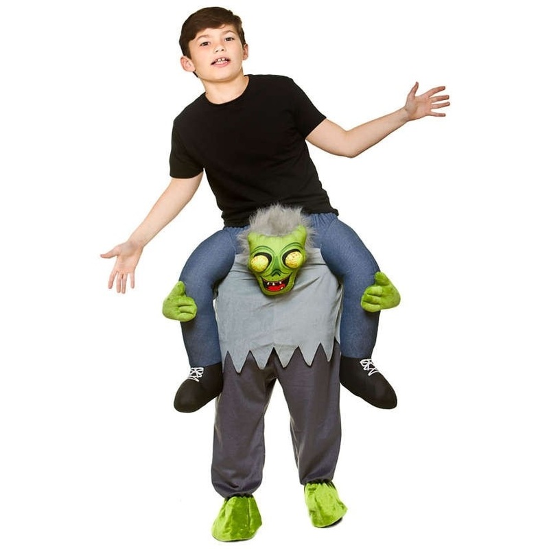 Monster piggyback costume for children