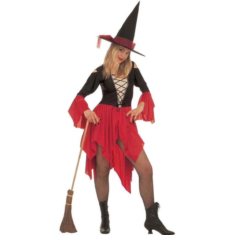 Morella witch costume black-red S