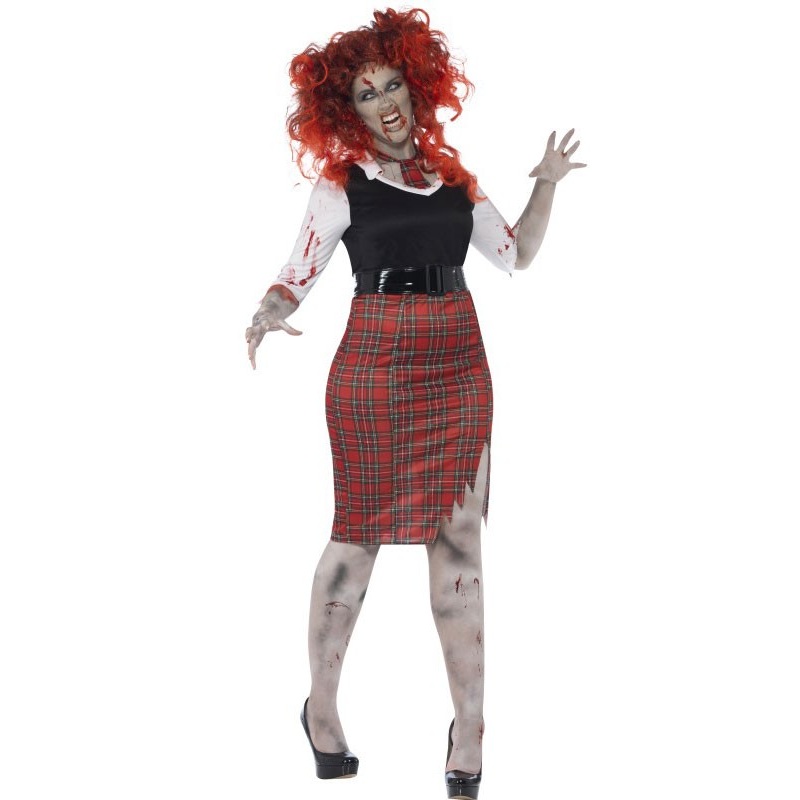 Zala zombie school girl costume L