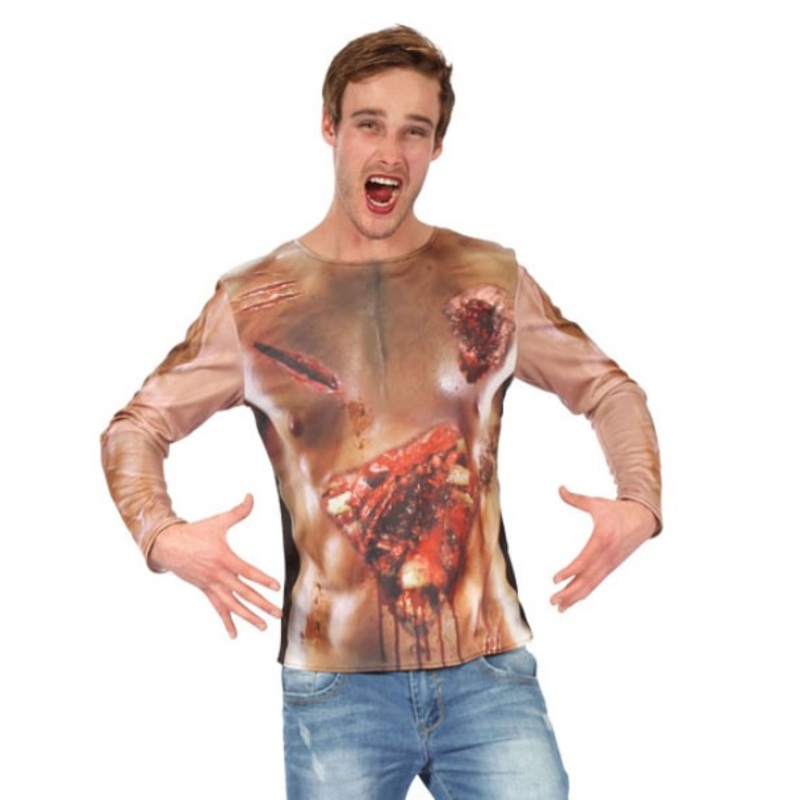Zombie Adonis Shirt Big Wounds