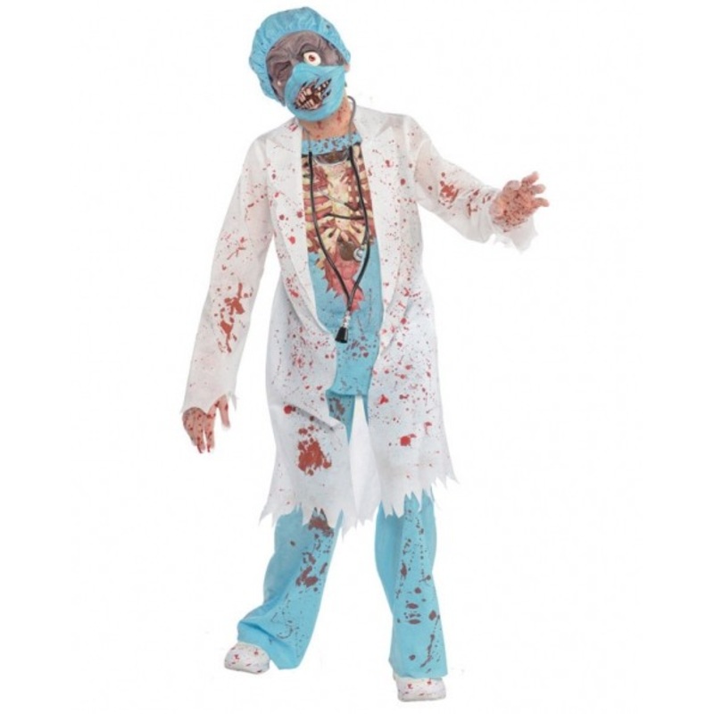 Zombie chief doctor child costume