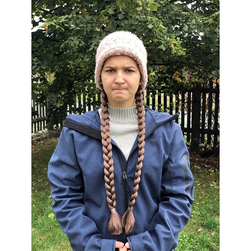2 Long Braids Heidi