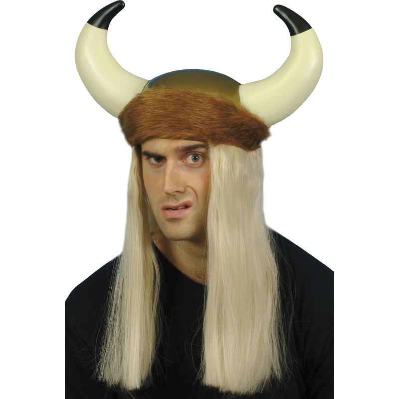 Brown viking helmet