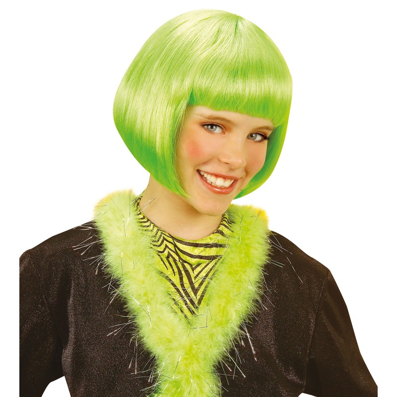 Cheeky green bob wig