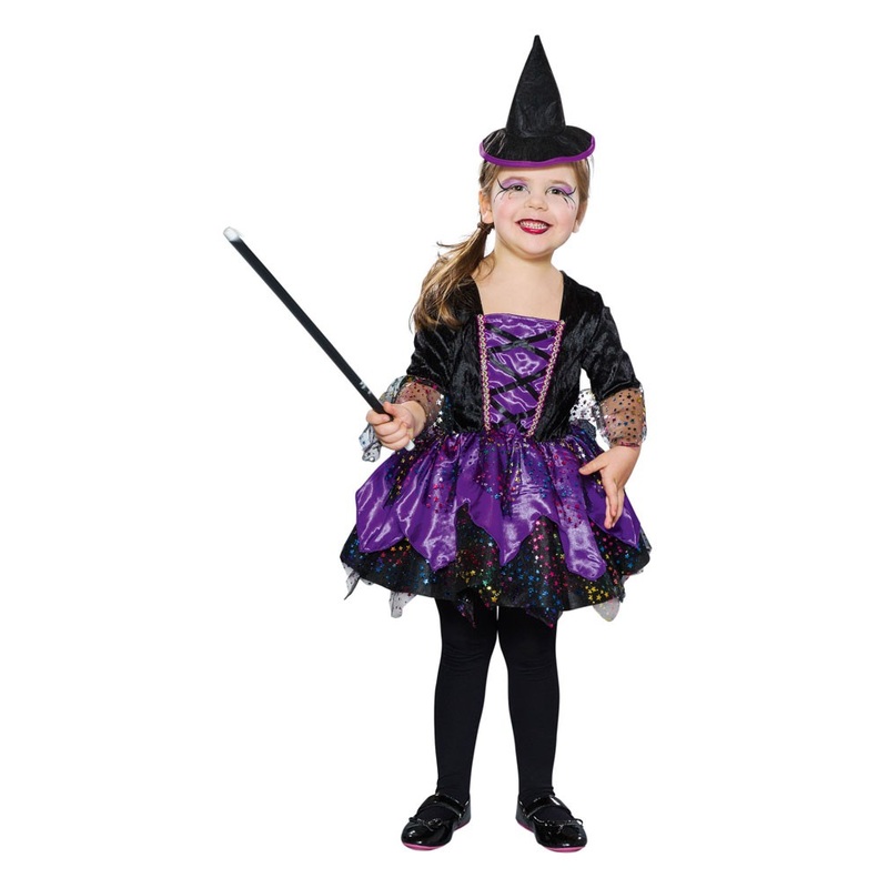 Girl witch costume agada purple