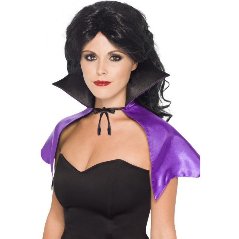 Mini cape purple vampire