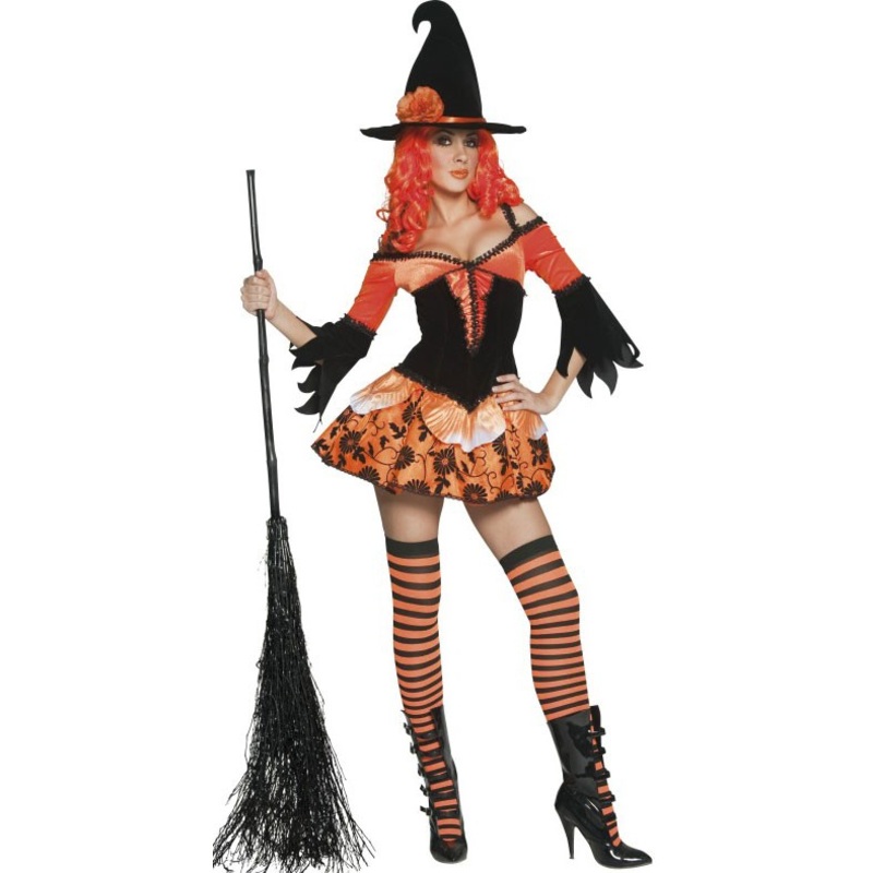 Pumpkin witch witch costume women S
