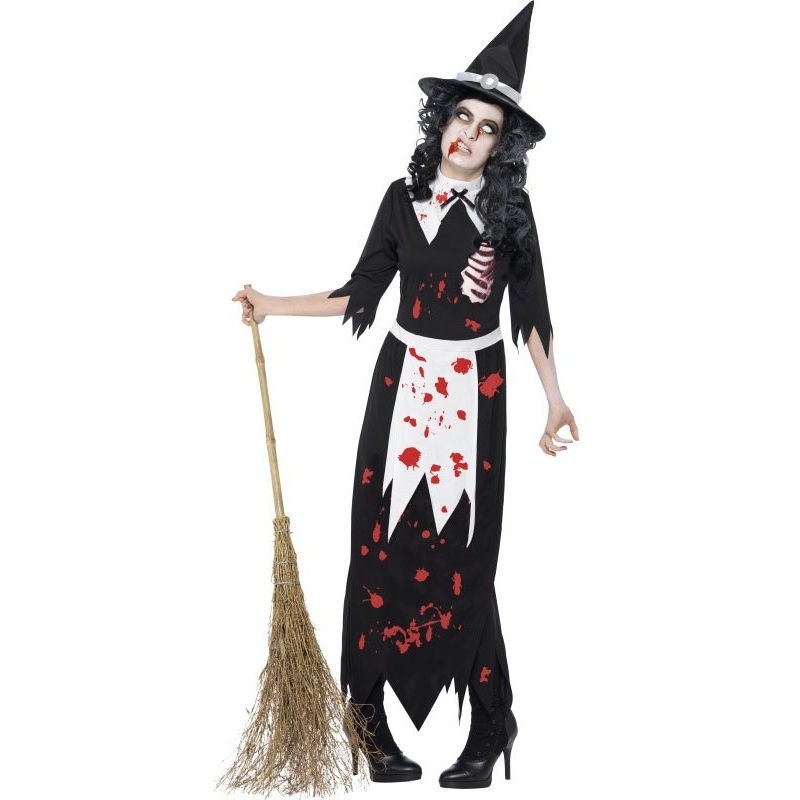 Undead zombie witch costume S