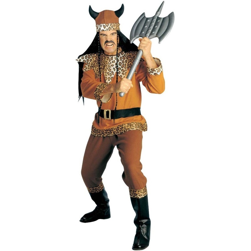 Viking Grimro men's costume 5 pieces S