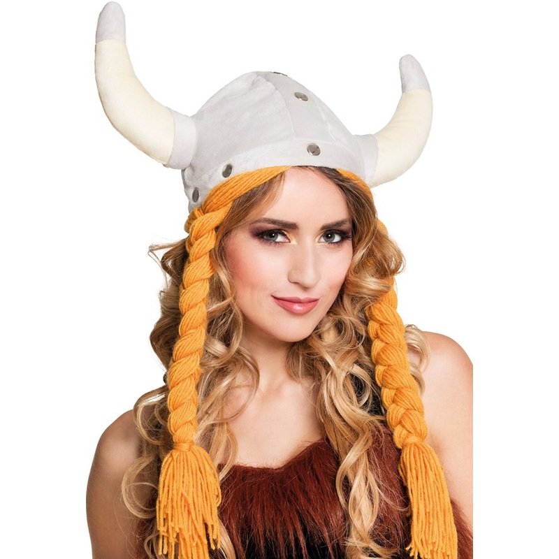 Viking lady's hat with braids
