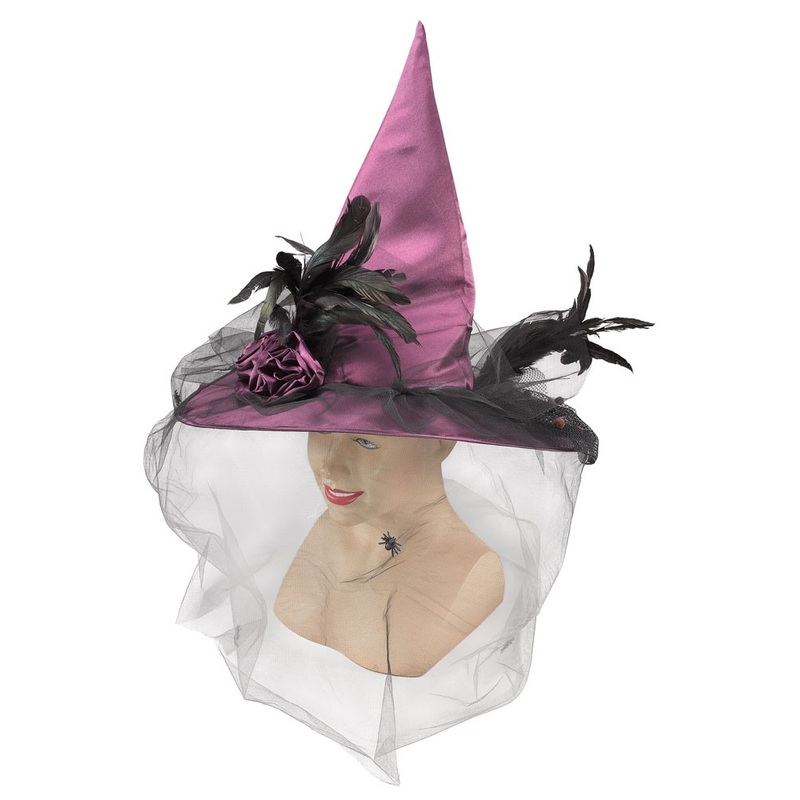 Witch hat Carlotta with veil