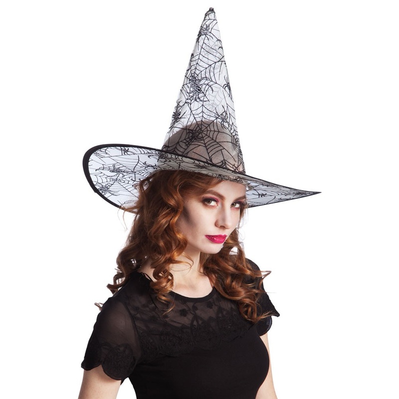 Witch hat spider woman transparent black