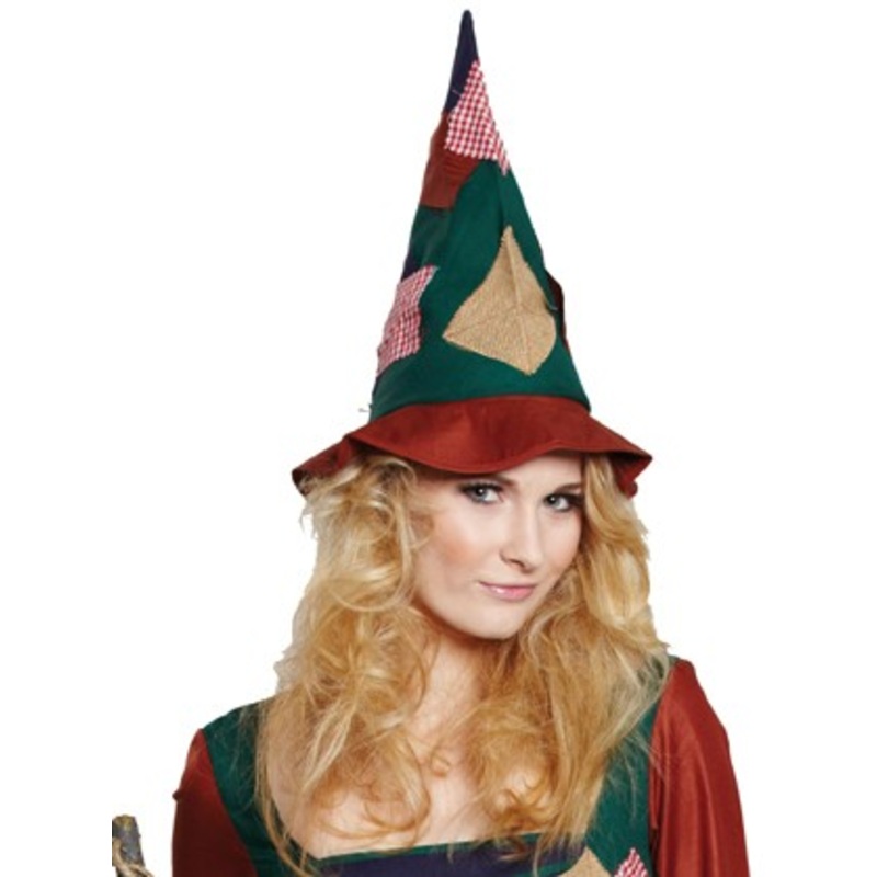 Witch hat with patches