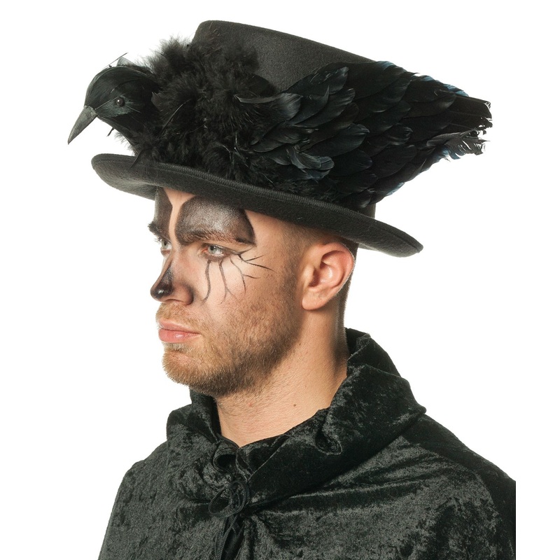 Crows top hat black