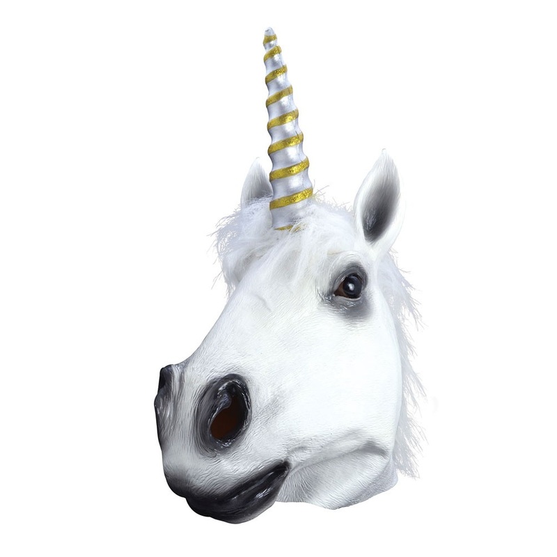 Fairytale unicorn full head mask