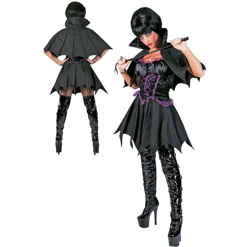 Gothic dominatrix costume for women 36-38