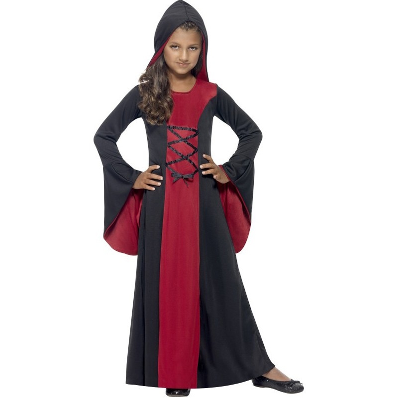 Gothic lady vampire costume for girls