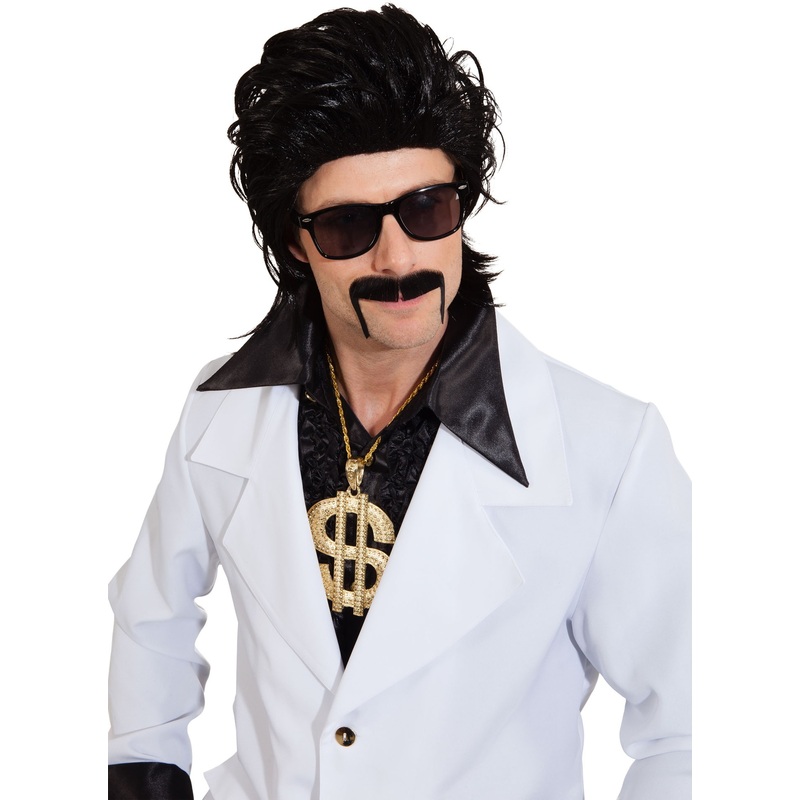 Greasy Sebastian men's wig