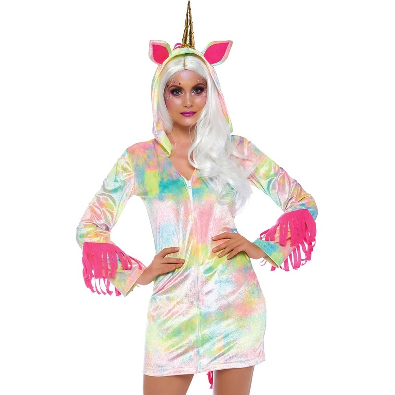 Rainbow unicorn dress for women XS