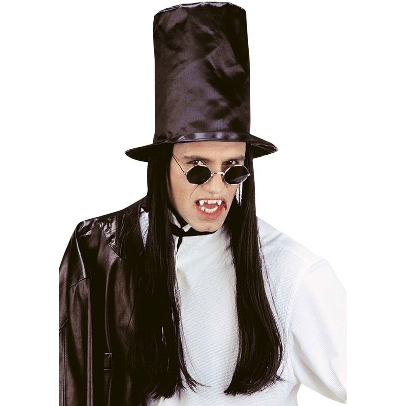Vampire hat with black hair