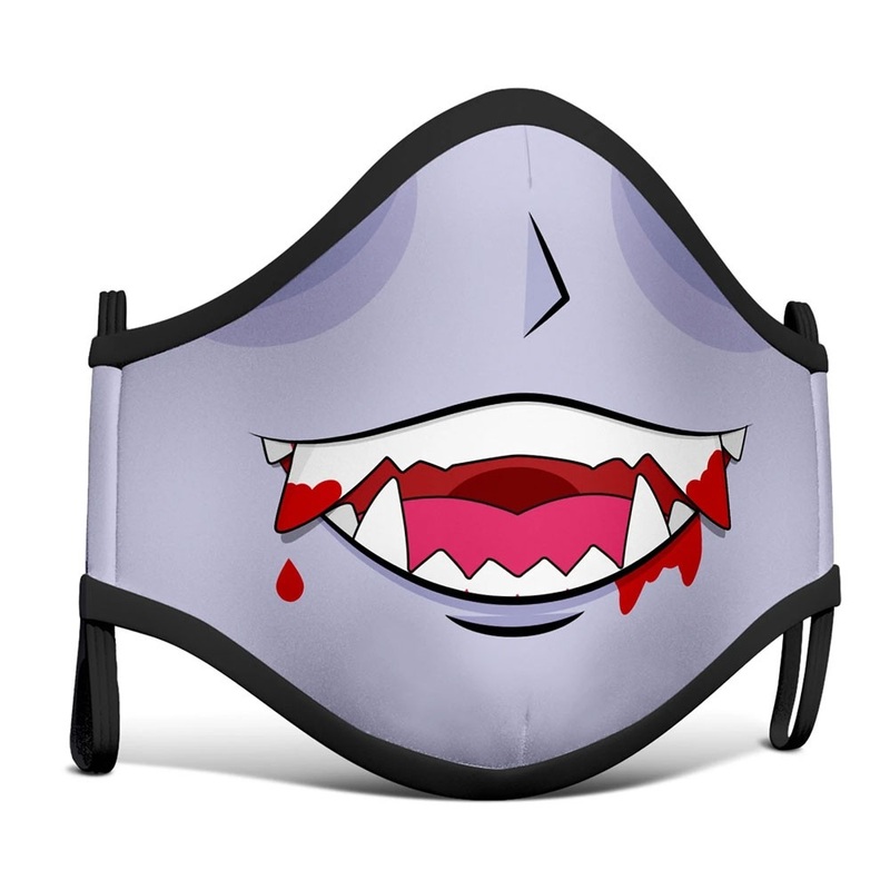 Vampire mouth nose mask for children