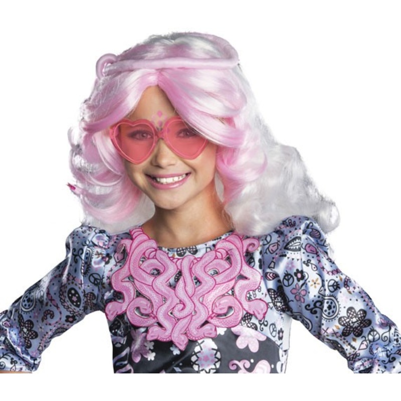Wild pink child wig