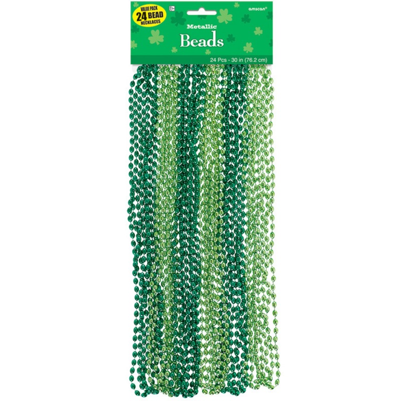 24 pcs Paddy Day necklaces 76cm