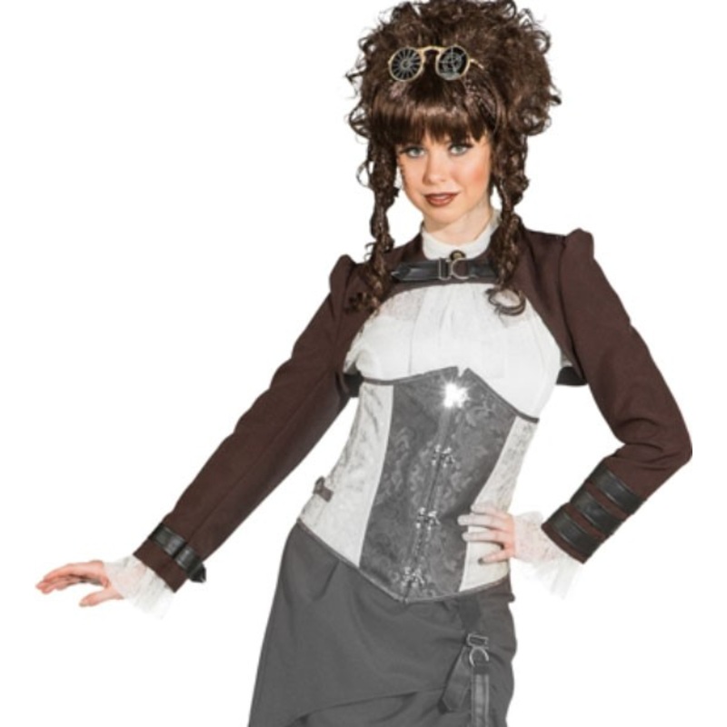 Brown steampunk bolero Steffi 34-36
