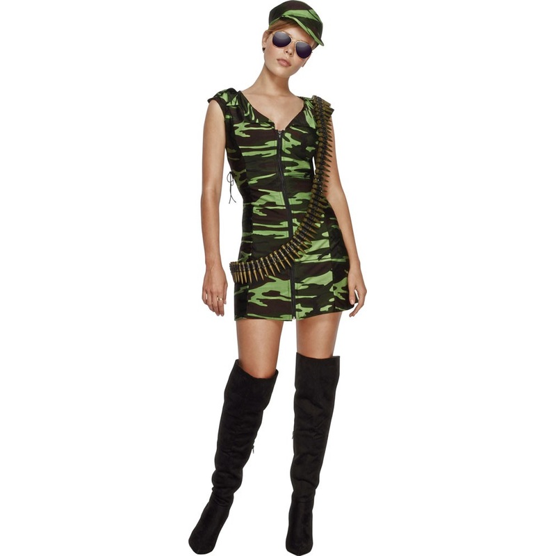 Combat soldier in camouflage style XS