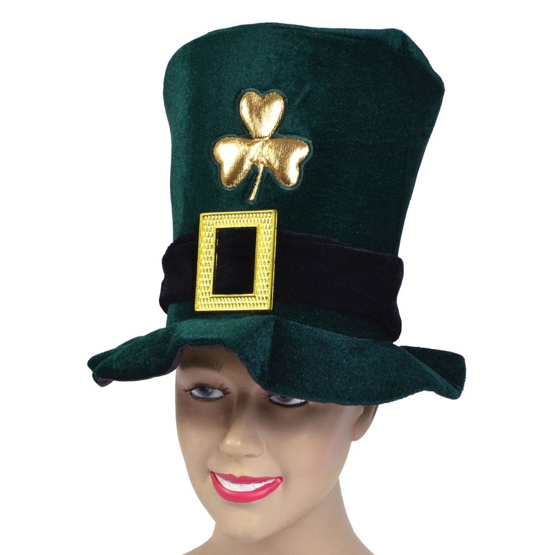 Irish Shamrock Hat Dark Green