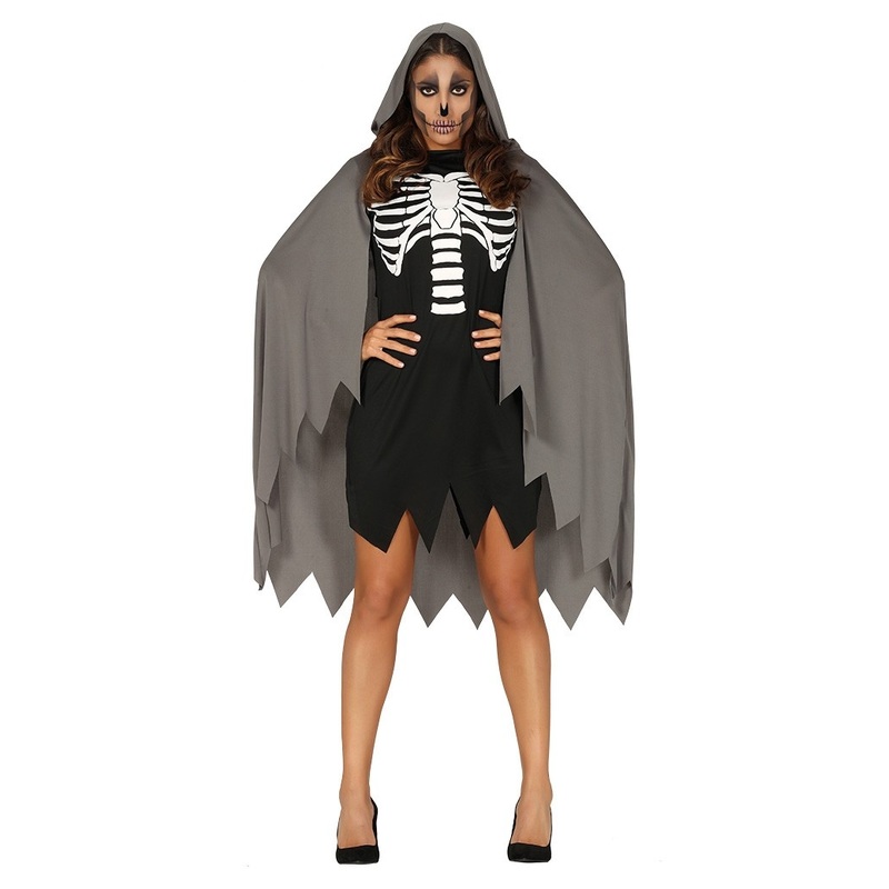 Jagged skeleton ladies costume 38-40