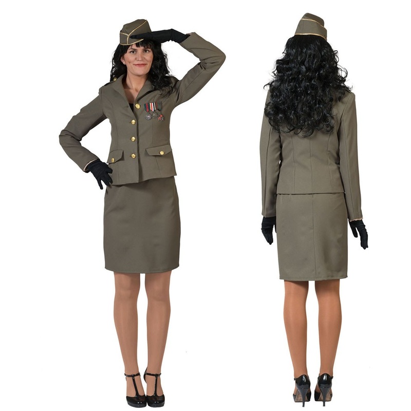 Military Officer Mrs Robertson women's costume 36-38