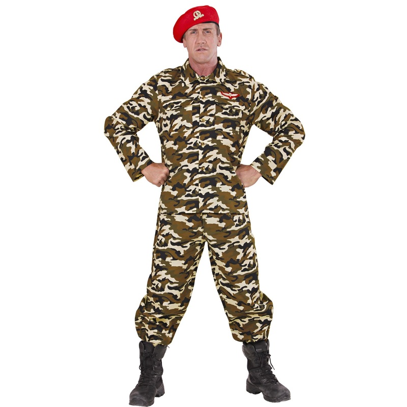 Military soldier costume S