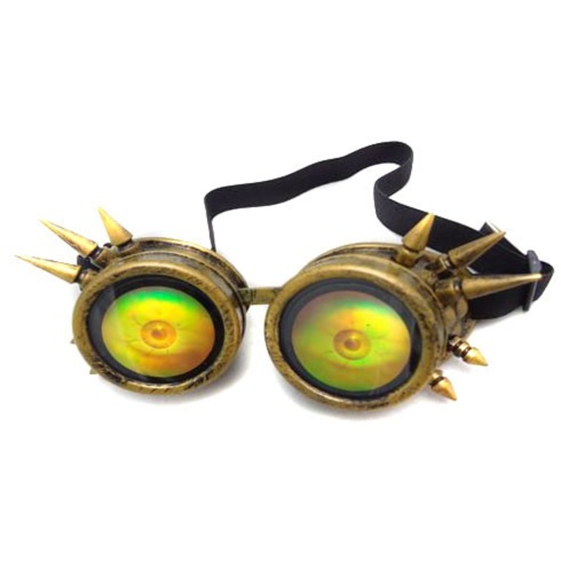 Party steampunk glasses bronze